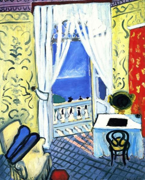 Interior With A Violin Case by Henri Matisse
