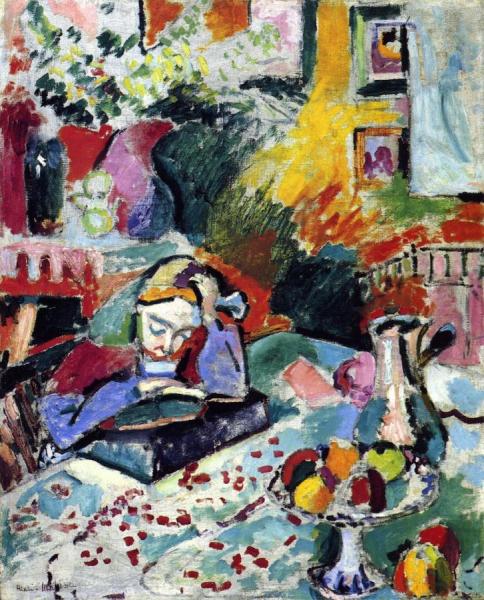 Interior With A Young Girl by Henri Matisse