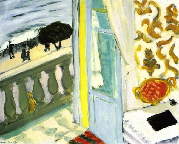 Interior With Black Book by Henri Matisse