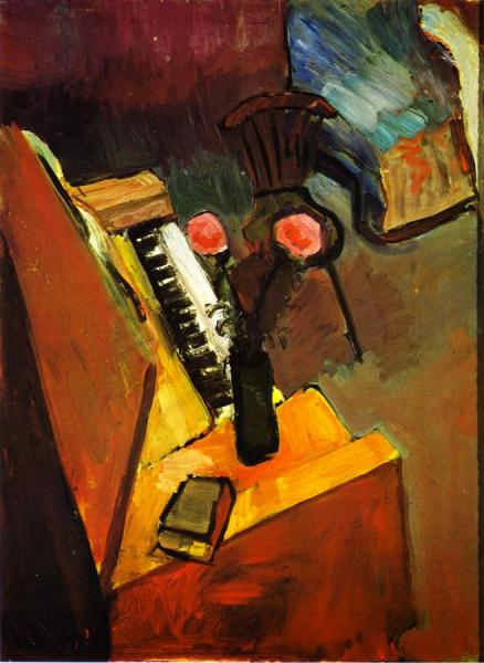 Interior With Harmonium by Henri Matisse