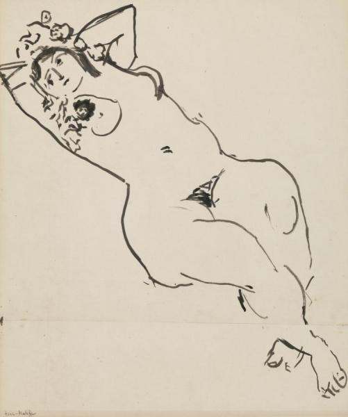 Jeune Femme Nue Allongee by Henri Matisse