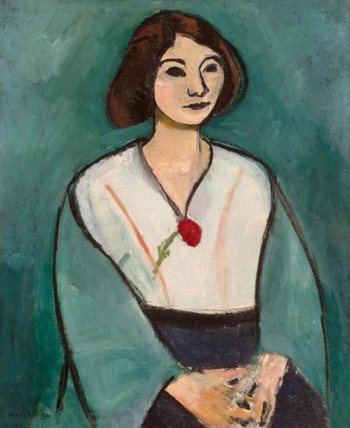 Lady In Green by Henri Matisse