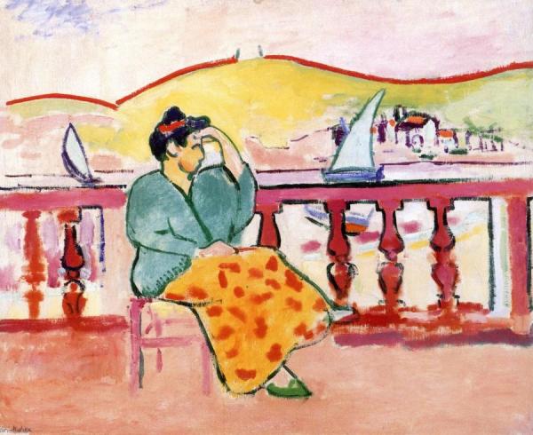 Lady On A Terrace by Henri Matisse