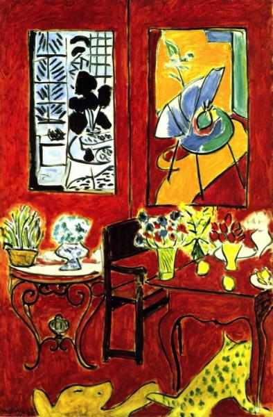 Large Red Interior by Henri Matisse