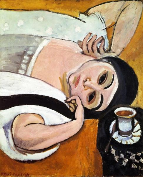 Laurette's Head With A Coffee Cup by Henri Matisse