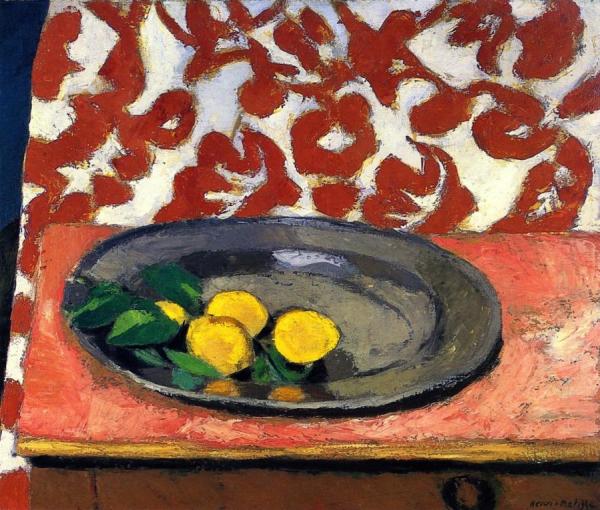 Lemons On A Pewter Plate by Henri Matisse