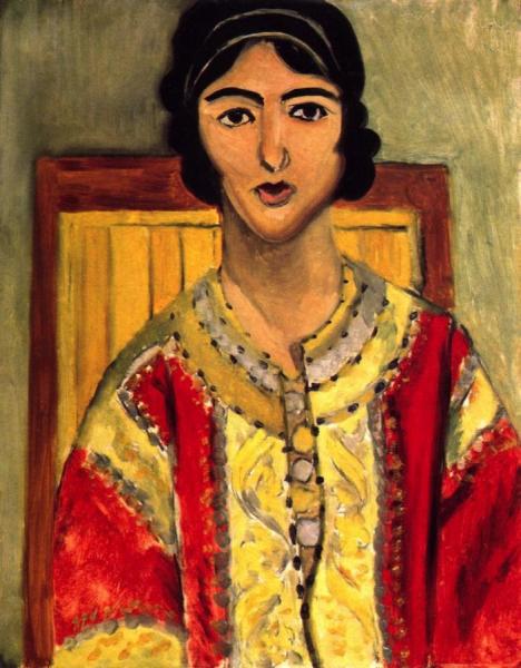 Lorette In A Red Jacket by Henri Matisse