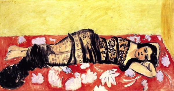 Lorette Reclining Wrapped In A Shawl by Henri Matisse