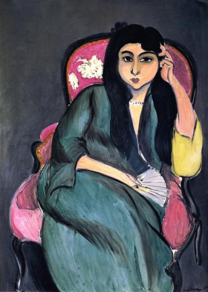 Lorette Seated, Pink Armchair by Henri Matisse