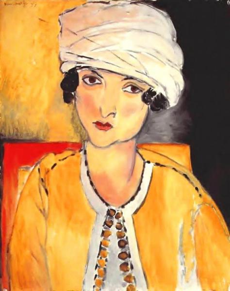 Lorette With Turban And Yellow Jacket by Henri Matisse
