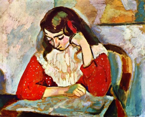 Marguerite Reading by Henri Matisse Oil Painting Reproductions