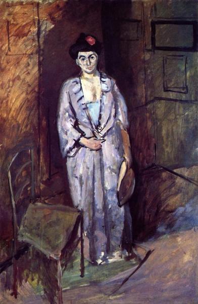 Mme Matisse In A Japanese Robe by Henri Matisse