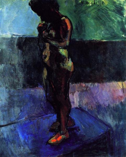 Model With Rose Sippers by Henri Matisse