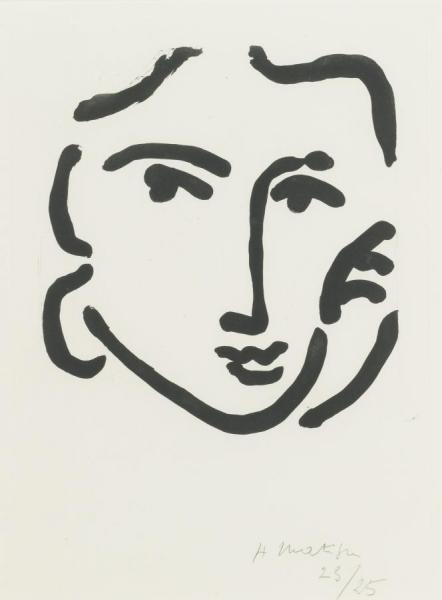 Nadia Au Regard Serieux by Henri Matisse