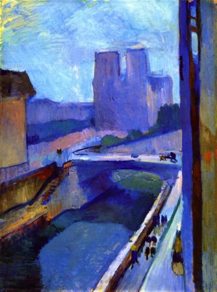 Notre-dame In The Late Afternoon by Henri Matisse