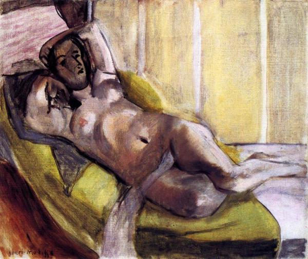 Nude Reclining On A Sofa by Henri Matisse Oil Painting Reproductions