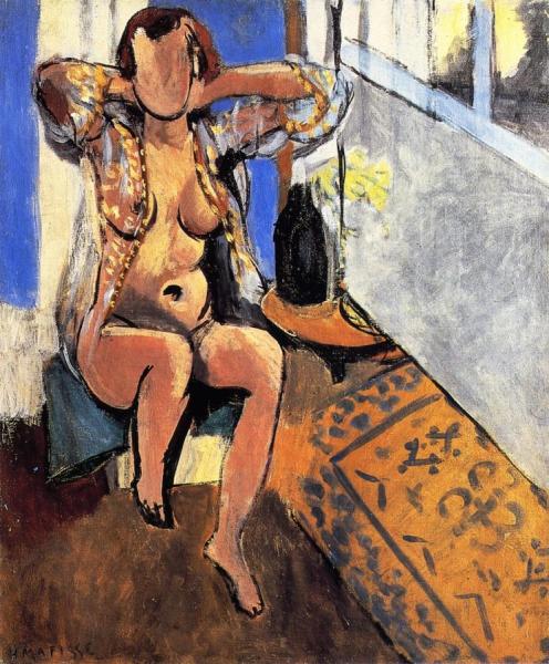 Nude With A Spanish Carpet by Henri Matisse