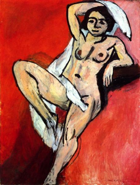 Nude With A White Scarf by Henri Matisse