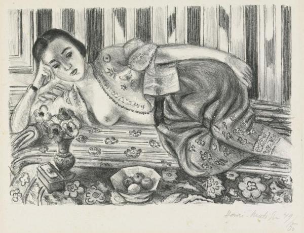 Odalisque A La Culotte De Satin Rouge by Henri Matisse