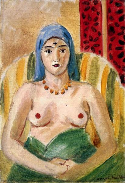 Odalisque Half Torso - Tattoo by Henri Matisse