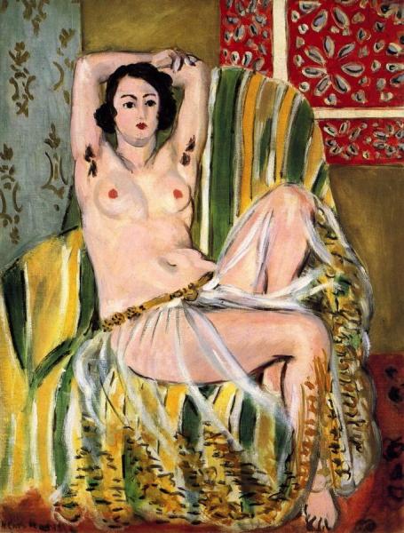 Odalisque Seated With Raised Arms by Henri Matisse