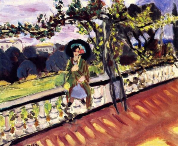 On The Terrace, Parc Liserb by Henri Matisse