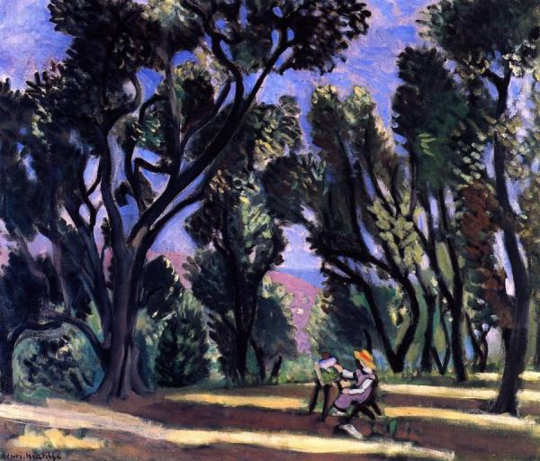 Painter Among The Olive Trees by Henri Matisse