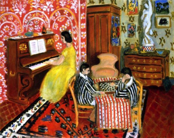 Pianist And Checker Player by Henri Matisse