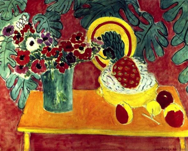 Pineapple And Anemones by Henri Matisse