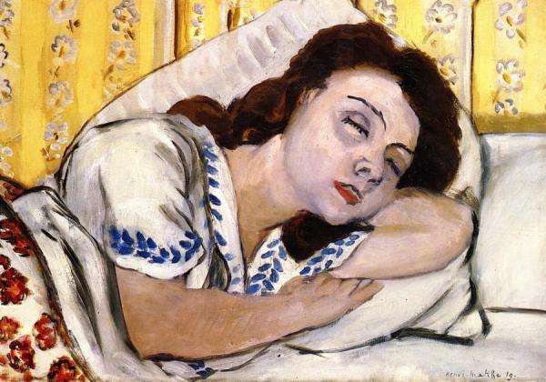 Portrait Of Marguerite Asleep by Henri Matisse
