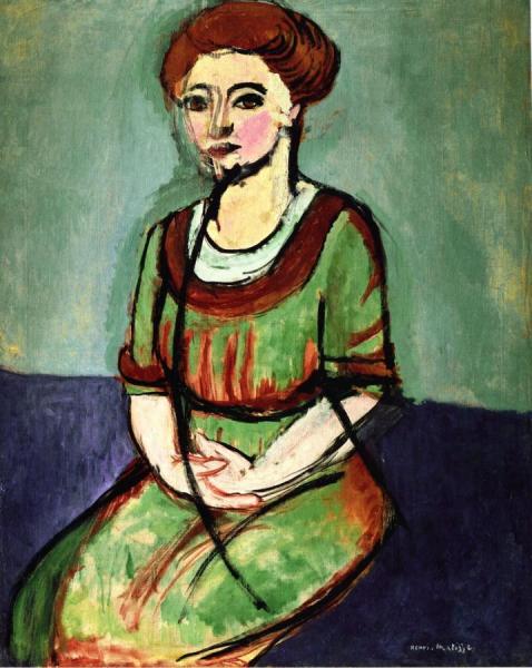 Portrait Of Olga Merson by Henri Matisse
