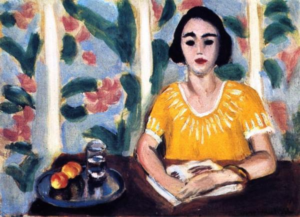 Reader With Peaches by Henri Matisse