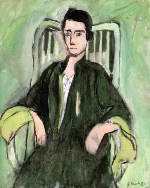 Renée, Green Harmony by Henri Matisse
