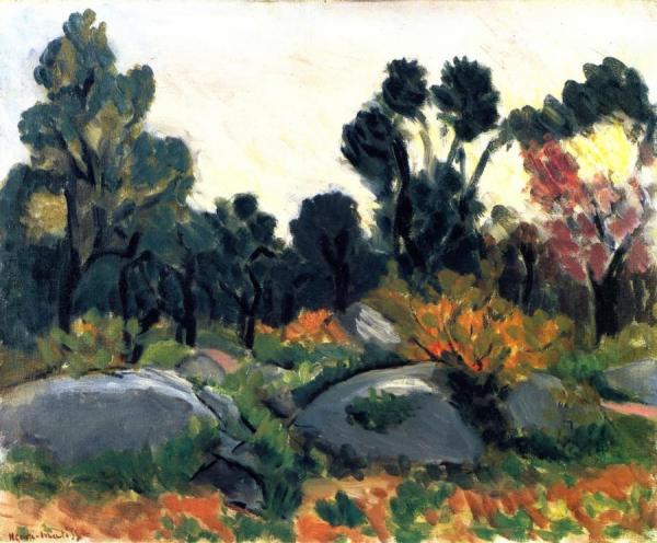 Rocks In The Vallée Du Loup by Henri Matisse