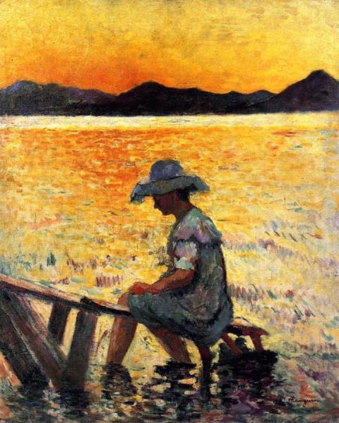 Saint-tropez, Sunset by Henri Matisse