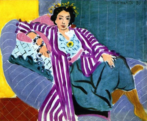Smal Odalisque In A Purple Robe by Henri Matisse