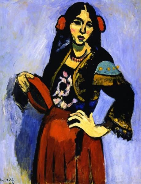 Spanish Girl With Tambourine by Henri Matisse