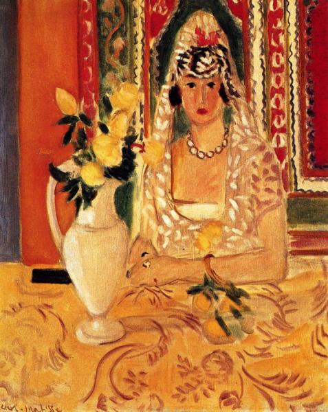 Spanish Woman With Flowers by Henri Matisse