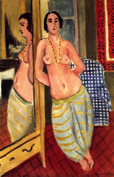 Standing Odalisque Reflected In A Mirror by Henri Matisse