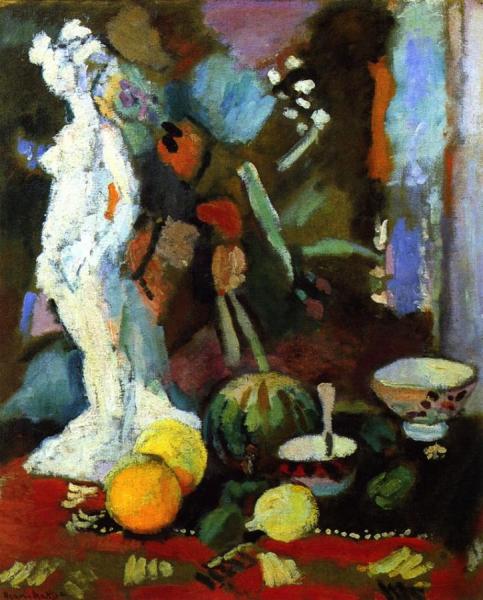 Still Life With A Plaster Figure by Henri Matisse