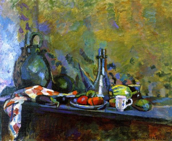 Still Life With A Purro (i) by Henri Matisse