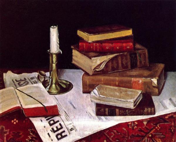 Still Life With Books [my Second Tableau] by Henri Matisse