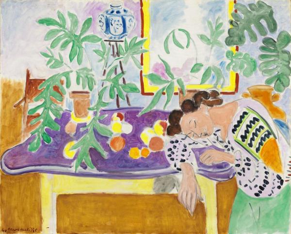 Still Life With Sleeping Woman,1940 by Henri Matisse