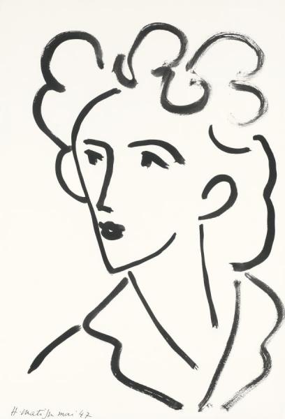 Tete, Marie Jose by Henri Matisse
