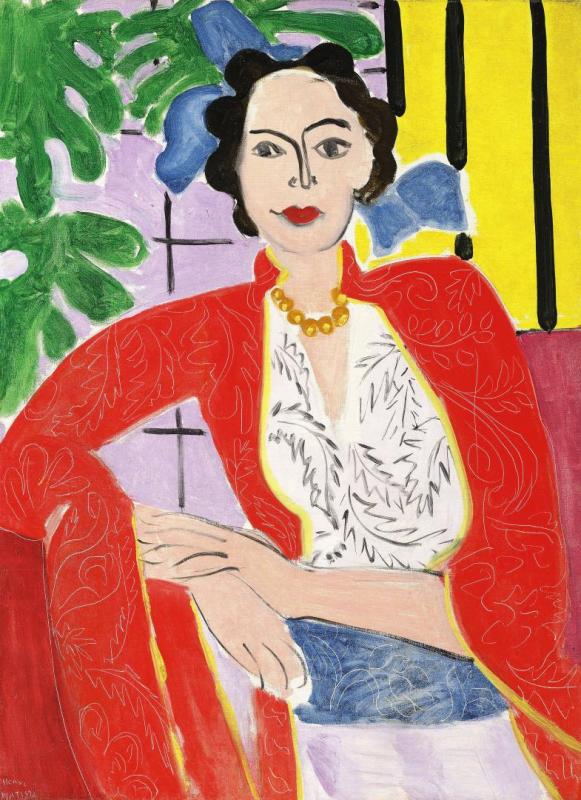 The Amber Necklace, 1937 by Henri Matisse