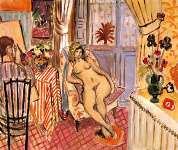 The Artist And His Model by Henri Matisse