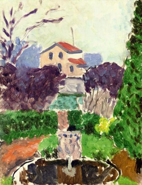 The Artist's Garden At Issy-les-moulineaux by Henri Matisse