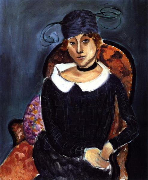 The Ostrich Feather Hat by Henri Matisse