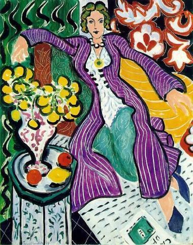 The Purple Coat by Henri Matisse