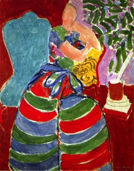 The Striped Dress by Henri Matisse